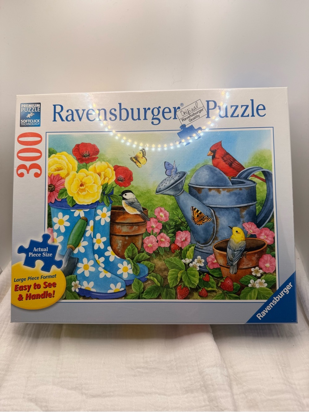 Ravensburger Garden Traditions large piece #132232 300 Piece Puzzle - Brand New